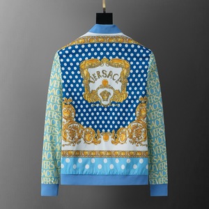Nuova <span class=keywords><strong>Giacca</strong></span> da <span class=keywords><strong>Uomo</strong></span> Autunno e Inverno <span class=keywords><strong>Cardigan</strong></span> con Zip e Fodera Stampa 3D a Lettere su Tutto il Corpo - Product Image 2