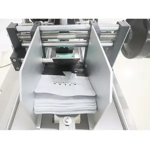 Desktop Automatic Flat Bag Label Machine With Pocket Label Printing Machine Applicator