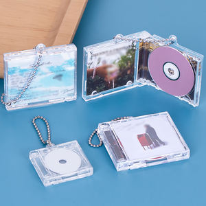 WEISHENG Porte-clés <span class=keywords><strong>Lecteur</strong></span> <span class=keywords><strong>CD</strong></span> Unique, Souvenir <span class=keywords><strong>de</strong></span> Concert, Breloque <span class=keywords><strong>CD</strong></span> en Acrylique Anime Personnalisée, Mini Album NFC avec Musique, Photo et Chanson - Product Image 2