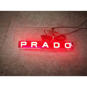 แถบไฟ LED กรอบป้ายทะเบียนด้านหลังชิ้นส่วนรถยนต์ความโลภสำหรับ Prado FJ150กระจกมองหลังโครเมี่ยม - Product Image 3