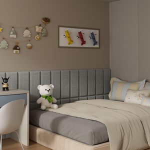 Panneaux acoustiques en fibre de verre modèle 3D enveloppés de tissu Design moderne pour mur insonorisé dans les studios et les appartements - Product Image 5