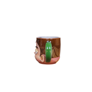 Số lượng lớn tùy chỉnh 3D thiết kế cá tính drinkware hài hước phim hoạt hình khuôn mặt cup vui lông mày cậu bé nhân vật gốm Mug cho cà phê & Trà - Product Image 3