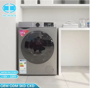 En Stock para Envío Inmediato <span class=keywords><strong>Lavadora</strong></span> Portátil Apilable Totalmente Automática de 12 kg con Función de Lavado y Centrifugado de Carga <span class=keywords><strong>Frontal</strong></span> - Product Image 1