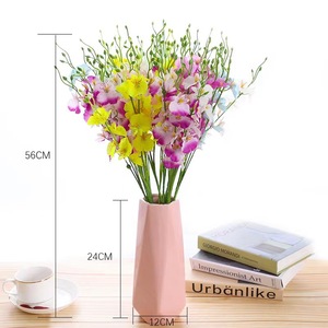 Orquídea artificial corta de 55 cm de altura, ramo de flores artificiales de simulación para decoración del hogar y bodas - Product Image 2