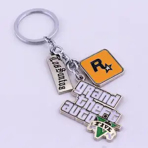 Gta Keychain Game Grand Theft Auto Gaming Collectible Gta Key Chain