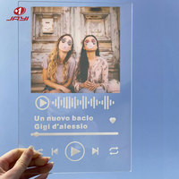 Jingjay — Album de musique en acrylique Transparent, impression UV personnalisée, fête d'anniversaire
