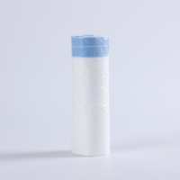 Sacs poubelles jetables en HDPE haute résistance avec cordon de serrage, étanches, pour l'emballage des supermarchés