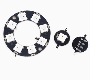 8 bit WS2812 5050 RGB LED Vòng đèn ánh sáng với tích hợp điều khiển Hot Bán - Product Image 4