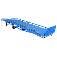 Pont d'embarquement mobile de 10 tonnes 9 mètres personnalisé pour faciliter la rampe de chargement de conteneurs épaissie par panneau durable