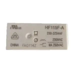 전자 부품 전자기 릴레이 230VAC 8A 8PIN DIP HF115F-A/230-2ZS4AF 릴레이 모듈