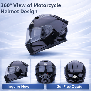 Cascos de Motocicleta Integrales de Carreras ABS Universales con Certificación DOT Precio de Fábrica al Por Mayor Seguros OEM ODM - Product Image 4