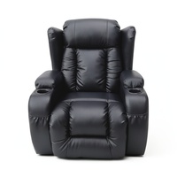 Leder-Sofa-Set Elektrischer Massage-Relaxsessel Direktvertrieb Aufstehhilfe-Sessel für Senioren Wohnzimmer-Sofa