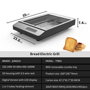 OEM ODM <span class=keywords><strong>Grille</strong></span>-<span class=keywords><strong>pain</strong></span> plat intelligent à affichage numérique LED <span class=keywords><strong>Grille</strong></span>-<span class=keywords><strong>pain</strong></span> à longue fente avec plateau ramasse-miettes amovible pour <span class=keywords><strong>petit</strong></span>-déjeuner d'hôtel - Product Image 6