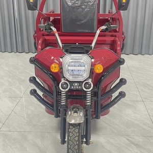 Camion électrique motorisé à 3 roues certifié CEE de type carrosserie ouverte pour le transport de marchandises - Product Image 6