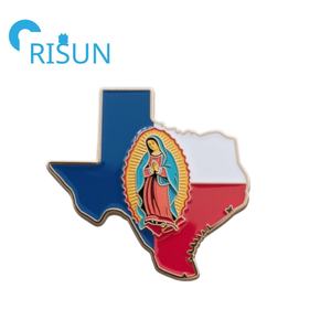 Broche de la Virgen de Guadalupe, Esmalte Suave y Duro, Personalizado de Fábrica, Insignia <span class=keywords><strong>Religiosa</strong></span> Católica, Pin de Solapa - Product Image 5