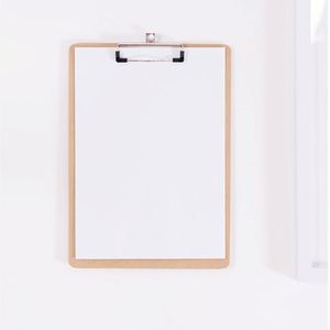 Customized Wooden Clipboards Hardboard Standard A4 Letter Size Wood Clip Boards Folder MDF Clipboard With Hanging <b>Hook</b> - Product Image 2