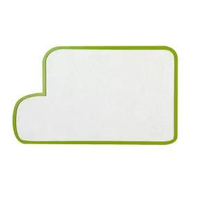 Tableau en tissu magnétique de forme spéciale avec bordure verte pour accrocher un tableau noir d'enseignement à la maternelle