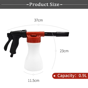 Pistola de Espuma para Lavado de Autos, Cañón de Espuma de Nieve de 5 Galones con Dial de Relación Ajustable, Boquilla de Agua de Alta Presión Profesional para Detallado Automotriz - Product Image 3