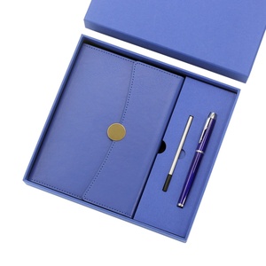 Customized Logo A5 <b>Notebook</b> Metal <b>Pen</b> Embossed Printing Custom Colors 100% Polyester Fabric Summer Enterprise Business Gift <b>Set</b> - Product Image 3