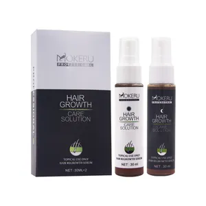 Mokeru Hair Regrowth Liquid Herbal Serum Growth Lotion Anit Hair Loss 30 Days Hair Growth Spray 300+30 Ml