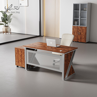 Bureau d'ordinateur bureau en bois PDG mobilier de bureau de luxe table de direction photos