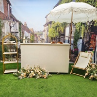Stand de bar de réception de mariage moderne et élégant personnalisé pour les événements de mariage et de fête