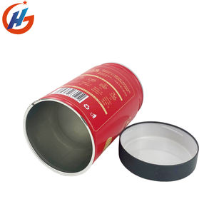 Supplément hermétique au collagène et aux vitamines Emballage en étain métallique Boîte en étain de supplément nutritionnel Emballage en étain de qualité alimentaire d'usine - Product Image 3