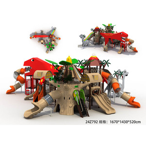 <span class=keywords><strong>Grand</strong></span> amusement au soleil Énorme équipement de terrain de jeu extérieur amusant pour les enfants avec balançoires et toboggans Explorez les grands espaces - Product Image 6