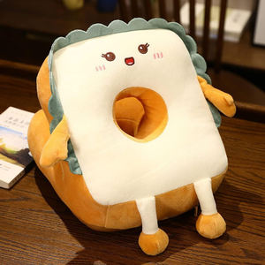 A163 Nourriture personnalisée Table de sieste ODM Oreiller de sommeil pour enfants et adultes Jouet en peluche Vente en gros Oreiller de sieste de bureau pour visage de voyage - Product Image 3