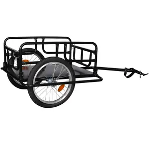 Remorque pliable pour vélo cargo, chariot, remorque pour animaux de compagnie