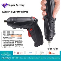 Ensemble perceuse et tournevis électrique multifonction rechargeable avec garantie de 6 mois