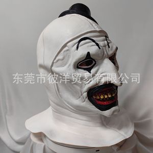 Máscara de Payaso con Sombrero de Copa, Material de Emulsión, Accesorio de Disfraz para Fiesta de Halloween, Estilo Europeo Americano - Product Image 3