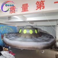 Astronaute géant gonflable personnalisé, fusée, soucoupe OVNI de vaisseau spatial extraterrestre