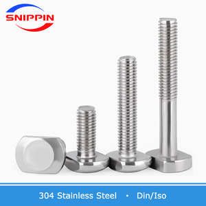 M5 M6 M8 M10 M16 <strong>Bolts</strong> for <strong>T</strong>-Slot GB37 304 Stainless Steel <strong>T</strong> <strong>Bolt</strong> <strong>T</strong> Screw Square <strong>Bolts</strong> <strong>T</strong>-Head Screw Chute <strong>T</strong>-<strong>Bolt</strong> - Product Image 3