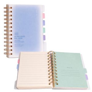 Wholesale A5/B5 Waterproof PVC Transparent Cover Pastel Color Loose-<b>leaf</b> Notebook for School and Office Stationery Use - Product Image 2