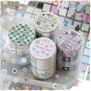 1 Rouleau de Ruban Adhésif Imperméable Activé par l'Eau, Motif Floral Rétro pour Patchwork, Jardin, Tissu, Carnet, Décoration DIY - Product Image 1