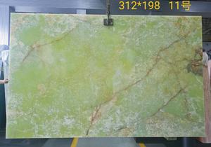 Proveedor Chino de Azulejos de Ónix Verde Natural Pulido para Mesas, Mármol Verde Jade, Mármol Ónix, Azulejos y Losas de Mármol Araña - Product Image 5