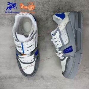 Baskets décontractées unisexe en cuir véritable de haute qualité, chaussures de marche, de basketball et de skateboard de luxe pour hommes, nouvelle pointure souple - Product Image 4