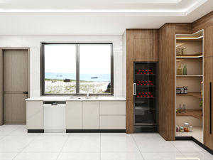 Gabinetes de Cocina de Lujo de Madera Sólida, Gabinetes de Cocina Personalizados al por Mayor en Estilo Tradicional y Clásico de Guangdong - Product Image 3