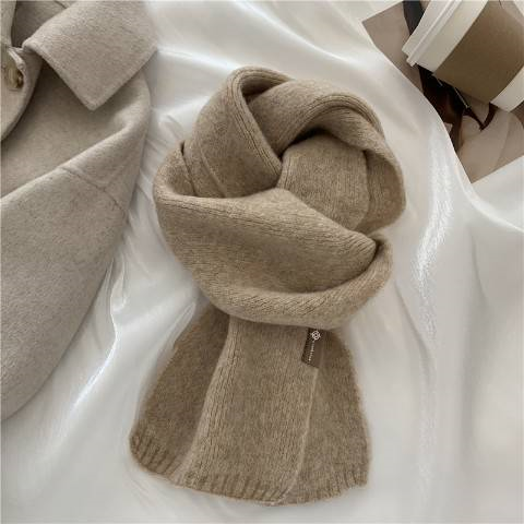 Универсальный корейский шарф, вязаный кашемир в стиле ins сохраняет тепло зимой