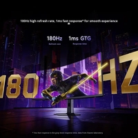 Nouvel écran de jeu ultra-large incurvé XI AO MI REDMI G34WQ édition 2026 de 34 pouces 1500R 180Hz WQHD