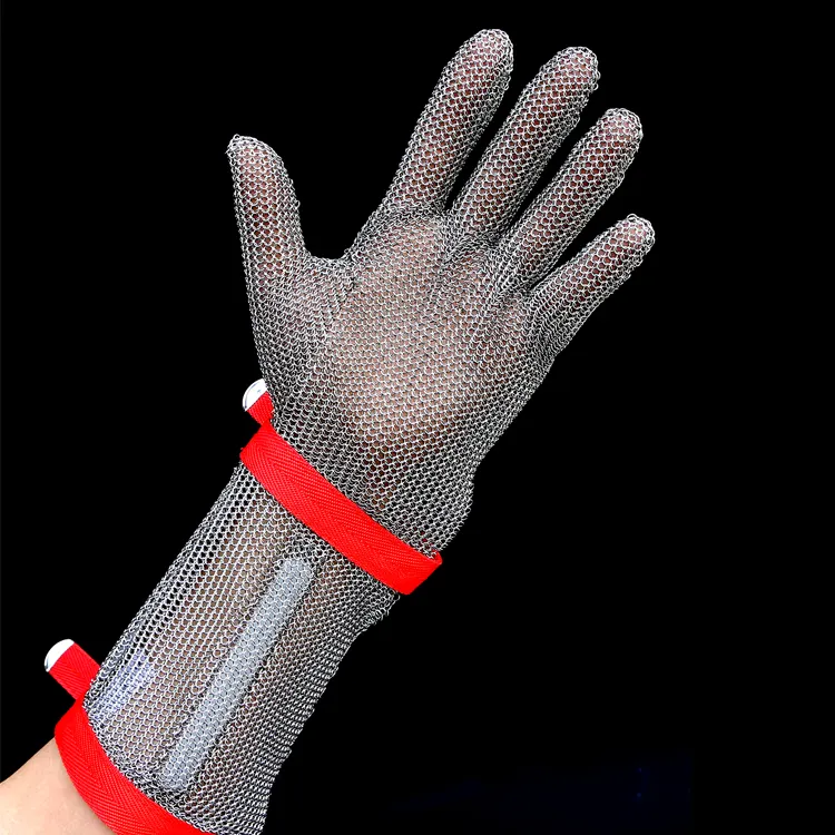 Stainless Steel chainmail butcher gloves for cutting