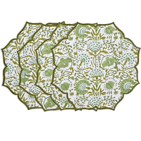 Napperons de table de mariage traditionnels de luxe en coton 100% lavables, écologiques, antidérapants, à rayures festonnées, modernes, directement de l'usine