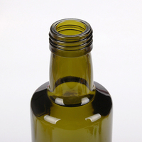 Bouteilles en verre ambré carrées personnalisables avec bouchon à vis de qualité alimentaire, tailles 250 ml, 500 ml, 750 ml, pour huile d'olive de cuisine avec diffuseur à bâtonnets