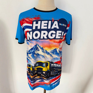 Camiseta con estampado de camión y bandera de Noruega, diseño personalizado, ropa deportiva, talla juvenil S M L XL XXL XXXL XXXXL - Product Image 1
