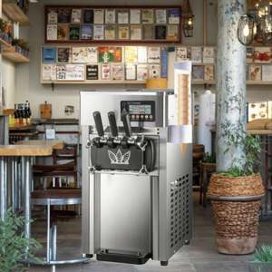 เครื่องทำไอศกรีม2 + 1รสชาติเครื่องทำไอศกรีมโยเกิร์ตผลไม้ - Product Image 3