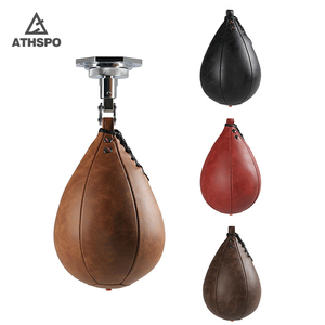 Athspo Kick Boxing thiết bị điều chỉnh phòng tập thể dục đấm Túi da đấm bốc phản xạ tốc độ bóng nền tảng - Product Image 2