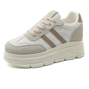 Zapatos de Moda 2026 para Mujer, Mocasines con Suela Gruesa, Zapatos Casuales Antideslizantes, Transpirables, con Cordones, Estilo para Caminar - Product Image 5