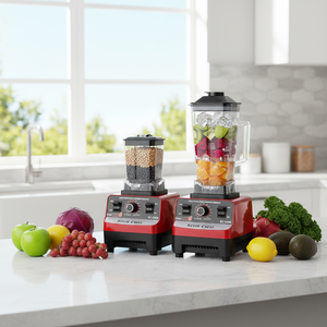 Blender commercial unique 2 en 1, grand modèle, pour fruits, usage domestique, robuste, pour aliments humides et secs - Product Image 1