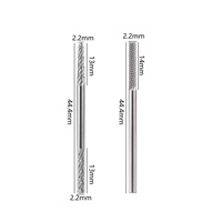 Fraise à ongles double tête pour cuticules, élimine les peaux mortes, manucure 2 en 1, en carbure de tungstène